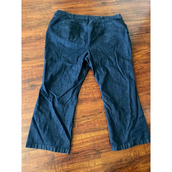 Liz & Me Womens Jeans Plus Sz 9 Average Pockets Straight Blue High Rise Casual - Picture 6 of 9